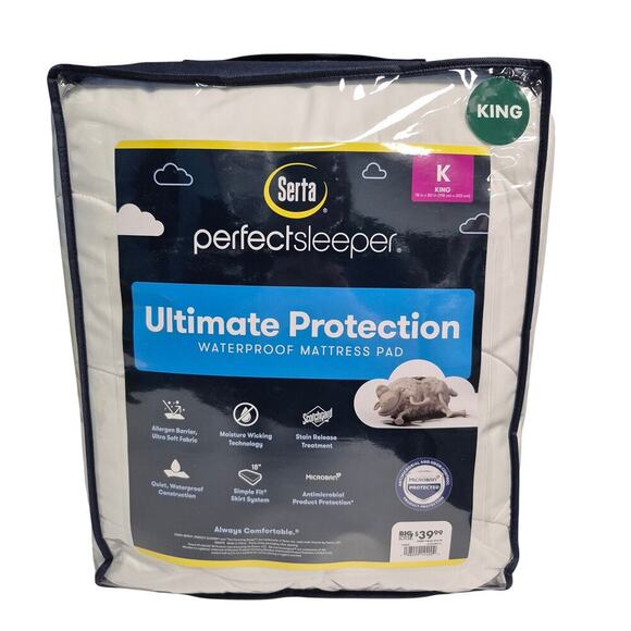 Other - NWT Serta Perfect Sleeper Ultimate Protection Mattress Pad size king